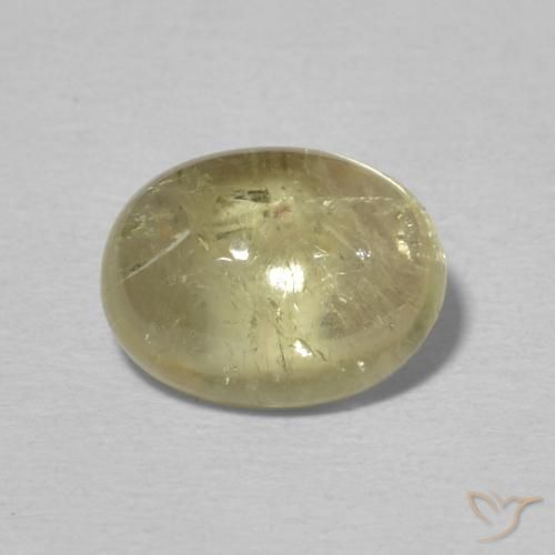 2.29ct 天然 淡黄色 碧玺, 椭圆形, 透明
