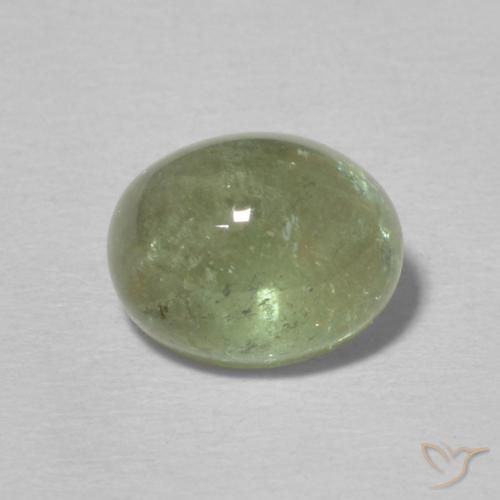 2.40ct 天然 淡土绿 碧玺, 椭圆形, 透明