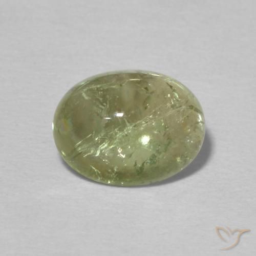 1.92ct 天然 暖绿 碧玺, 椭圆形, 透明