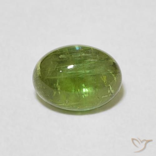 0.82ct 天然 中绿色 碧玺, 椭圆形, 透明