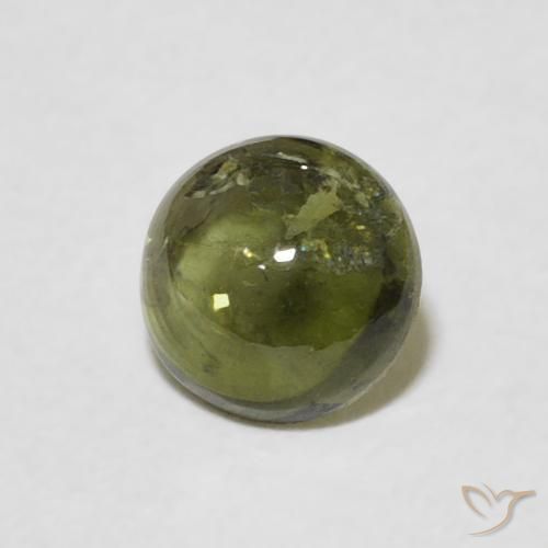 0.82克拉天然碧玺，圆形的，透明