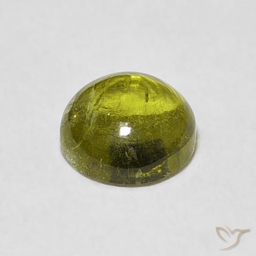 1.00克拉天然碧玺，圆形的，透明