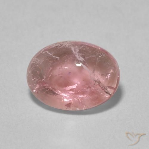 1.12ct 天然 泡泡糖粉色 碧玺, 椭圆形, 透明