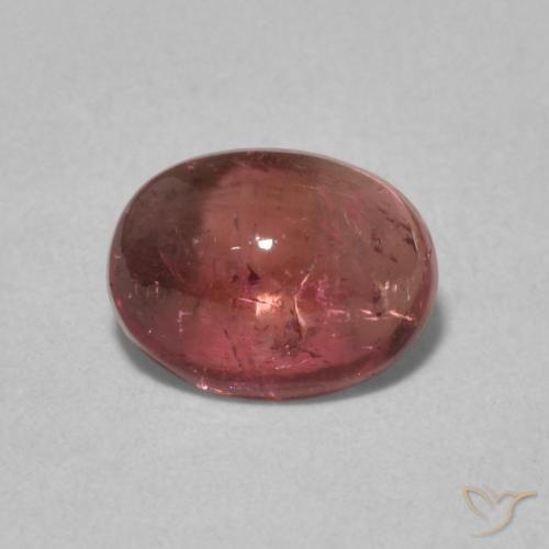 1.21ct 天然 橙粉色 碧玺, 椭圆形, 透明