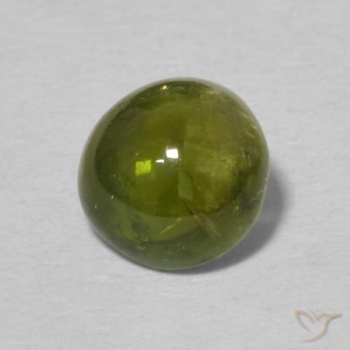 0.95克拉天然碧玺，圆形的，透明