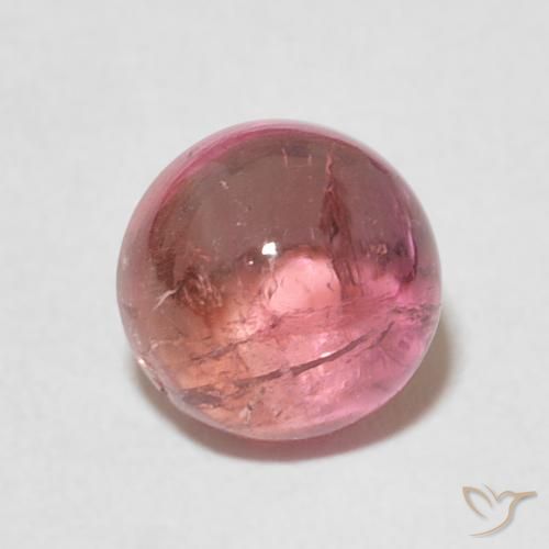 1.77ct 天然 紫樱桃红 碧玺, 圆形的, 透明