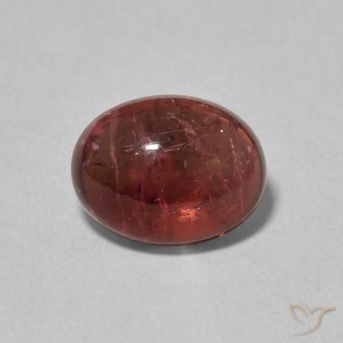 2.31ct 天然 暗红色 碧玺, 椭圆形, 透明