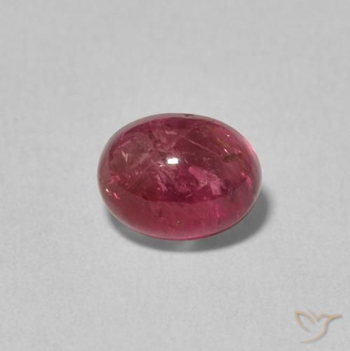 1.74ct 天然 深红色 碧玺, 椭圆形, 透明