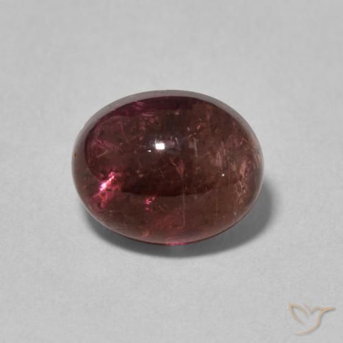 3.01ct 天然 酒红色 碧玺, 椭圆形, 透明