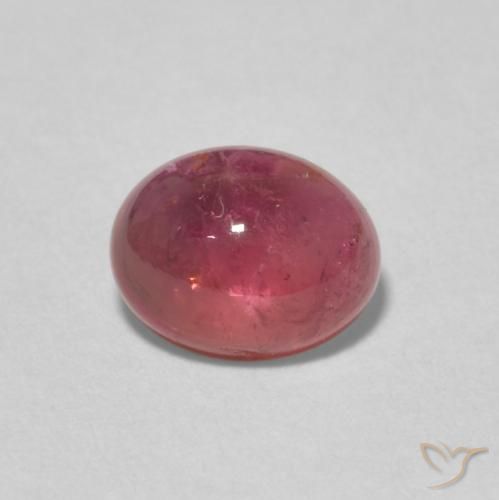 1.33ct 天然 暗红色 碧玺, 椭圆形, 透明