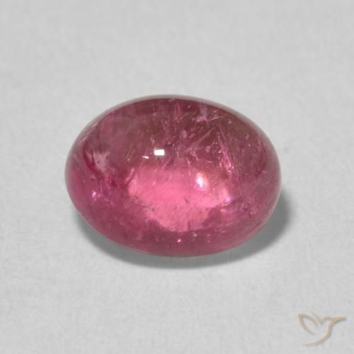 1.39ct 天然 Light Merlot Red 碧玺, 椭圆形, 透明