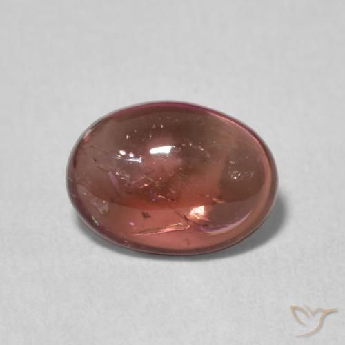 1.27ct 天然 橙红色 碧玺, 椭圆形, 透明