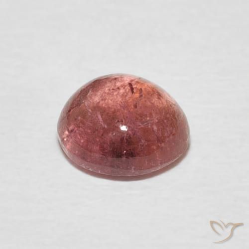 1.00克拉天然碧玺，圆形的，透明
