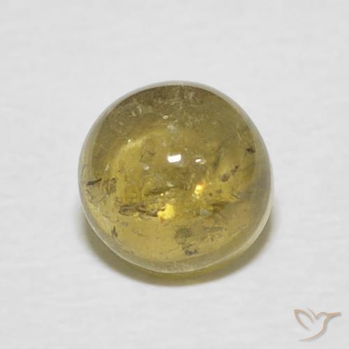 1.17ct 天然 金黄色 碧玺, 圆形的, 透明
