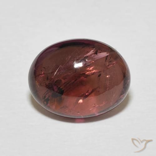 2.95ct 天然 Medium Dark-Red 碧玺, 椭圆形, 透明