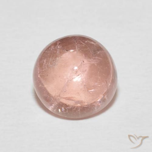 1.84ct 天然 大地粉色 碧玺, 圆形的, 透明