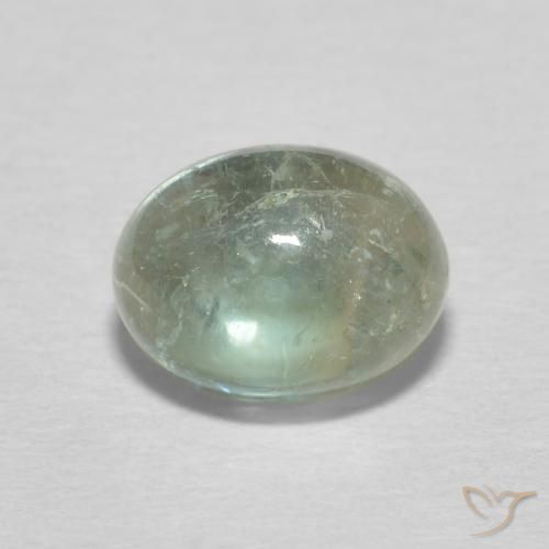 1.96ct 天然 非常浅的绿色 碧玺, 椭圆形, 透明