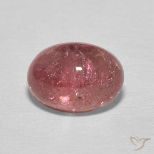 1.64ct 天然 紫樱桃红 碧玺, 椭圆形, 透明