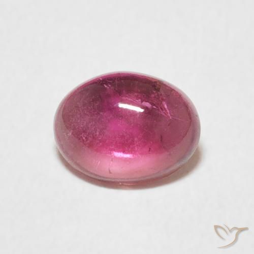 0.75ct 天然 深洋红色 碧玺, 椭圆形, 透明