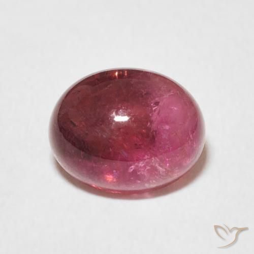 2.42ct 天然 暗红色 碧玺, 椭圆形, 透明