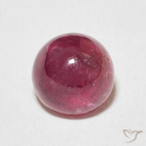 1.44ct 天然 深洋红色 碧玺, 圆形的, 透明