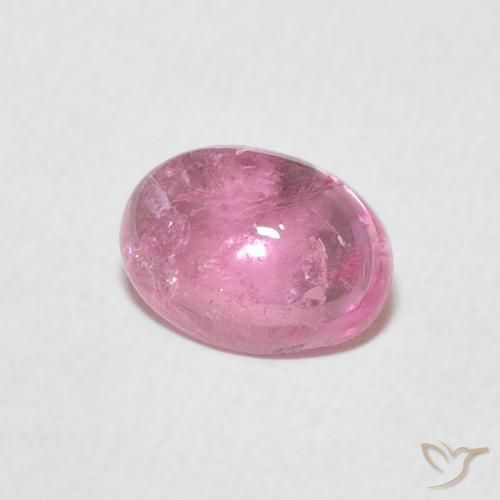 1.14ct 天然 泡泡糖粉色 碧玺, 椭圆形, 透明