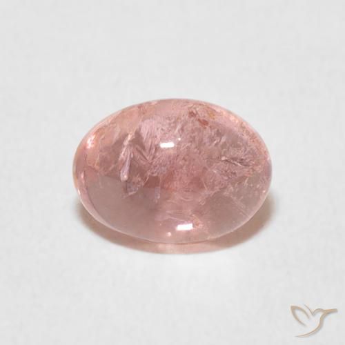 1.38ct 天然 玫瑰粉色 碧玺, 椭圆形, 透明