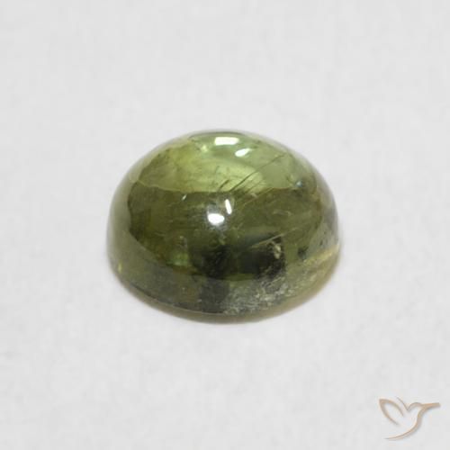 0.89克拉天然碧玺，圆形的，透明