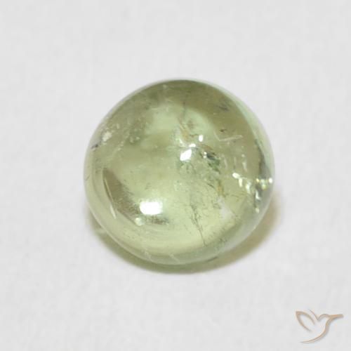 0.96克拉天然碧玺，圆形的，透明