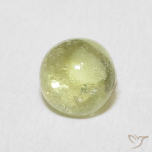 0.96克拉天然碧玺，圆形的，透明