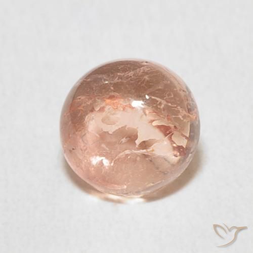 1.01ct 天然 中粉红色 碧玺, 圆形的, 透明