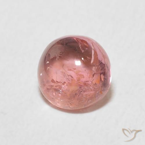 0.89克拉天然碧玺，圆形的，透明
