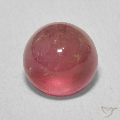 1.83ct 天然 深粉色 碧玺, 圆形的, 透明