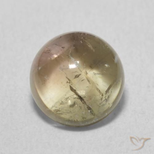 1.89ct 天然 彩色 碧玺, 圆形的, 透明