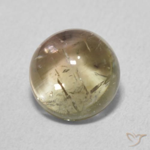 1.89克拉天然碧玺，圆形的，透明