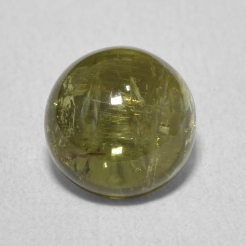 1.76ct 天然 黄绿色 碧玺, 圆形的, 透明