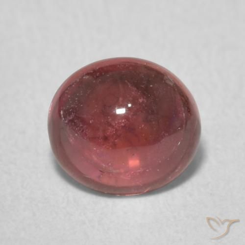 0.86ct 天然 暗红色 碧玺, 椭圆形, 透明