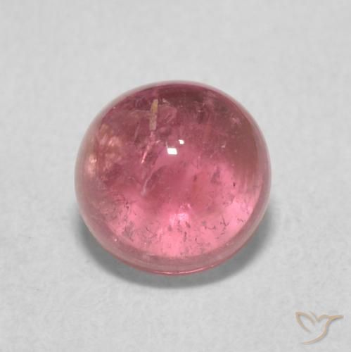 1.12ct 天然 红粉色 碧玺, 圆形的, 透明