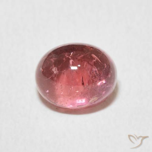 1.61ct 天然 深粉色 碧玺, 椭圆形, 透明