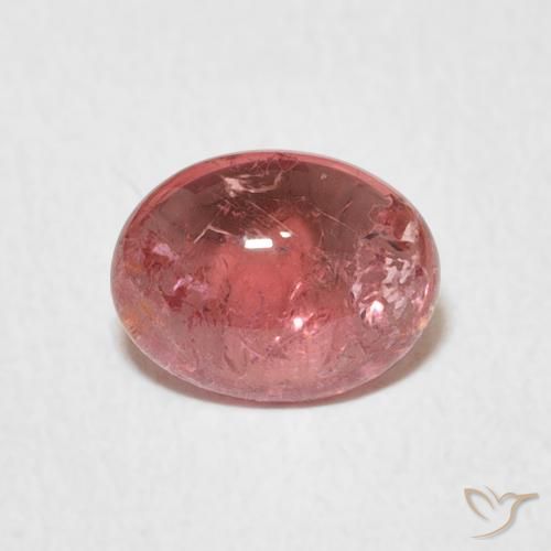 1.26ct 天然 深粉色 碧玺, 椭圆形, 透明
