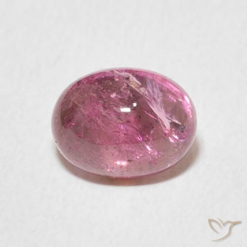 1.52ct 天然 艳粉色 碧玺, 椭圆形, 透明