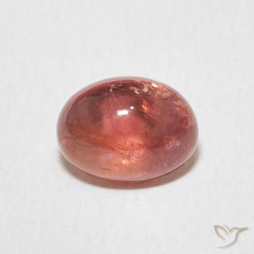 1.25ct 天然 Intense Reddish Pink 碧玺, 椭圆形, 透明