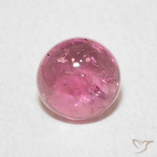 1.01ct 天然 水果潘趣酒红 碧玺, 圆形的, 透明