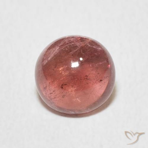 1.07ct 天然 中粉红色 碧玺, 圆形的, 透明