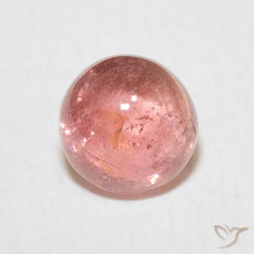 1.29ct 天然 中粉红色 碧玺, 圆形的, 透明