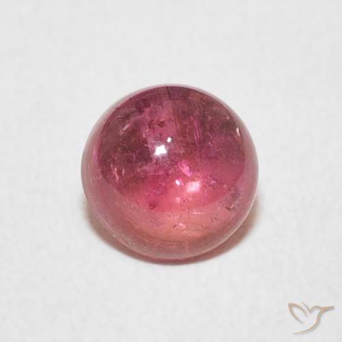 1.18ct 天然 深红色 碧玺, 圆形的, 透明