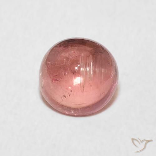 0.89克拉天然碧玺，圆形的，透明