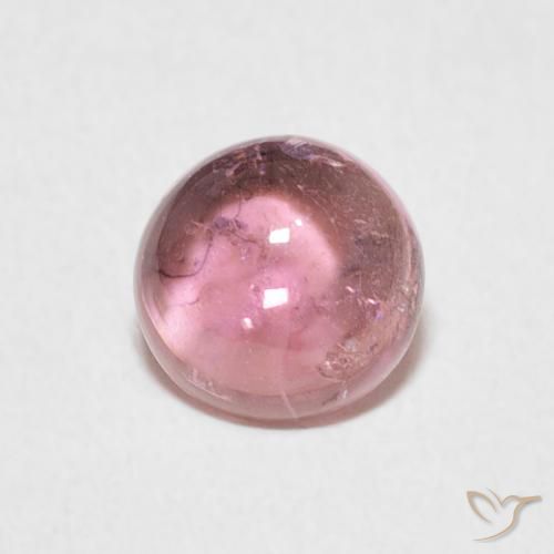 1.03ct 天然 浅粉色 碧玺, 圆形的, 透明