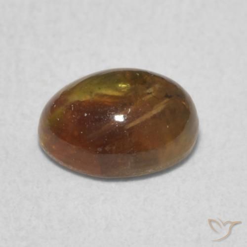 0.84克拉天然碧玺，椭圆形，透明