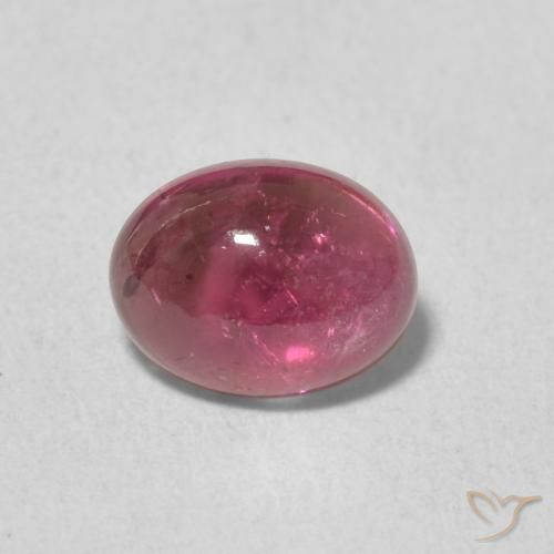 1.13ct 天然 紫红 碧玺, 椭圆形, 透明